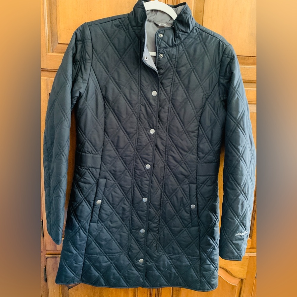 Eddie Bauer Black Quilted Jacket
